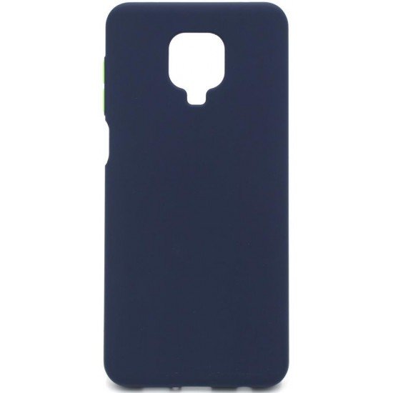 (Xiaomi Redmi Note 9S/Note 9 Pro/Note 9 Pro Max) OEM Back Cover Solid Silicone Navy