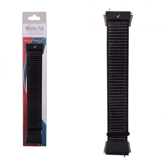 (Xiaomi Redmi Watch 3 Active/3 Lite/3 Youth) Volte-Tel VT147 Λουράκι Braided Black