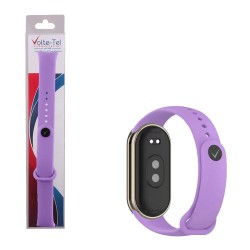 (Xiaomi Smart Band 8/9/10) Volte-Tel Λουράκι Σιλικόνης Μωβ