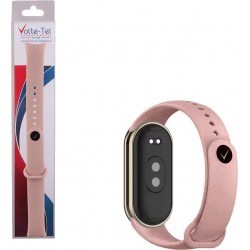 (Xiaomi Smart Band 8/9/10) Volte-Tel Λουράκι Σιλικόνης Ροζ