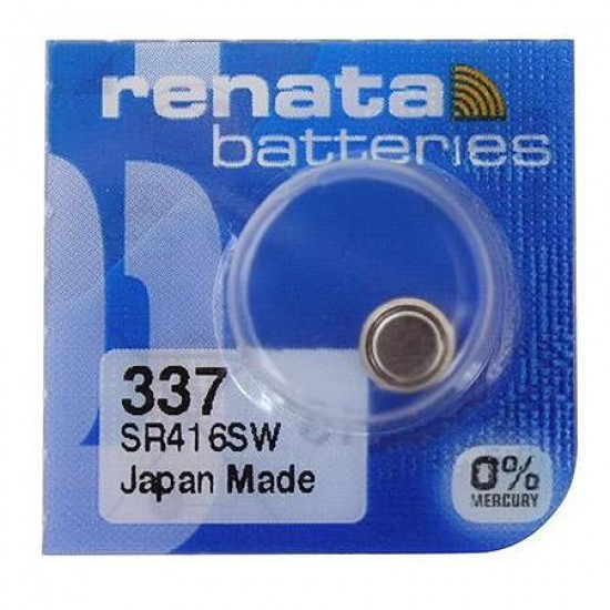 337 Μπαταρία ρολογιών Renata /SR416 (1τμχ)