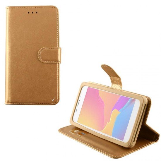 Θήκη Volte-Tel Universal 5.9 - 6.5 Book Silicone Gold Θήκη Volte-Tel Universal 5.9 - 6.5 Book Silicone Gold