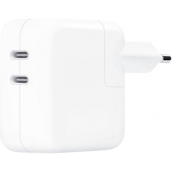 Apple Φορτιστής Χωρίς Καλώδιο με 2 Θύρες USB-C 35W Λευκός Apple Φορτιστής Χωρίς Καλώδιο με 2 Θύρες USB-C 35W Λευκός