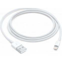 Apple USB-A to Lightning Cable Λευκό 1m (MXLY2ZM/A)