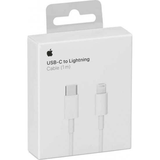Apple USB-C to Lightning Cable 96W Λευκό 1m (MX0K2ZM/A)