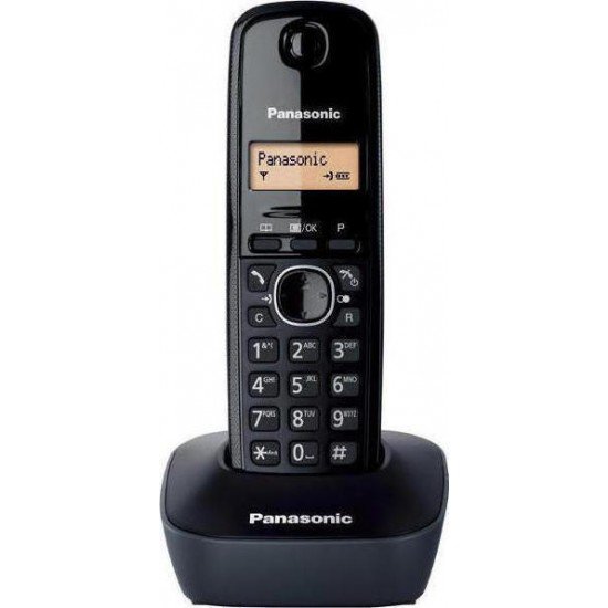 Ασύρματο Panasonic KX-TG1611 Black Ασύρματο Panasonic KX-TG1611 Black