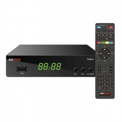Axred Axred AX T90 Ψηφιακός Δέκτης Mpeg-4 Full HD (1080p) με Λειτουργία PVR (Εγγραφή σε USB) Σύνδεσεις SCART / HDMI
