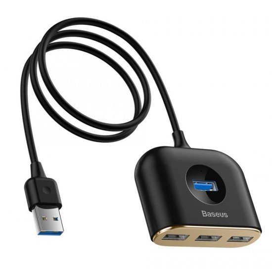 Baseus 4 in1 USB Hub Adapter 1M Black Baseus 4 in1 USB Hub Adapter 1M Black