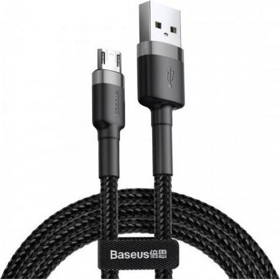 Baseus Cafule Braided USB 2.0 to micro USB Cable 2m Γκρι