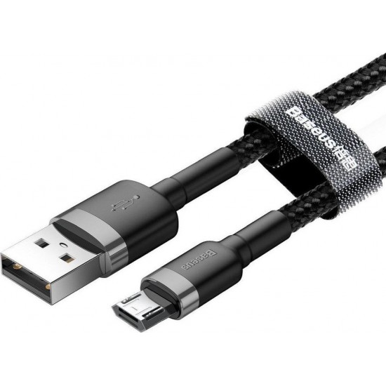 Baseus Cafule Braided USB 2.0 to micro USB Cable Γκρι 1m