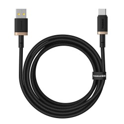 Baseus Data Cable Dura Series USB to Type-C 60W 480Mbps Naylon 2m Gold/Black
