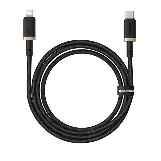 Baseus Dura Braided USB-C to Lightning Cable 20W Μαύρο 1m