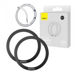 Baseus Halo (2 pack) Αξεσουάρ ΜagSafe σε Μαύρο χρώμα