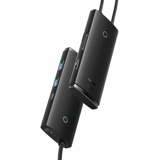 Baseus Lite Series USB-C Docking Station με HDMI Μαύρο BS-OH019