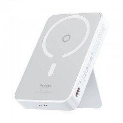 Baseus MagPro MagSafe Power Bank 5000mAh 20W με Θύρα USB-C Power Delivery Λευκό Baseus MagPro MagSafe Power Bank 5000mAh 20W με Θύρα USB-C Power Delivery Λευκό