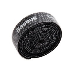 Baseus Rainbow Circle Velcro Straps Δεματικά Καλωδίων Μαύρο 1m 1τμχ