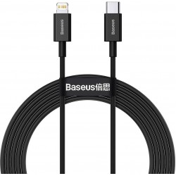 Baseus Superior USB-C to Lightning Cable 20W Μαύρο 2m (CATLYS-C01)