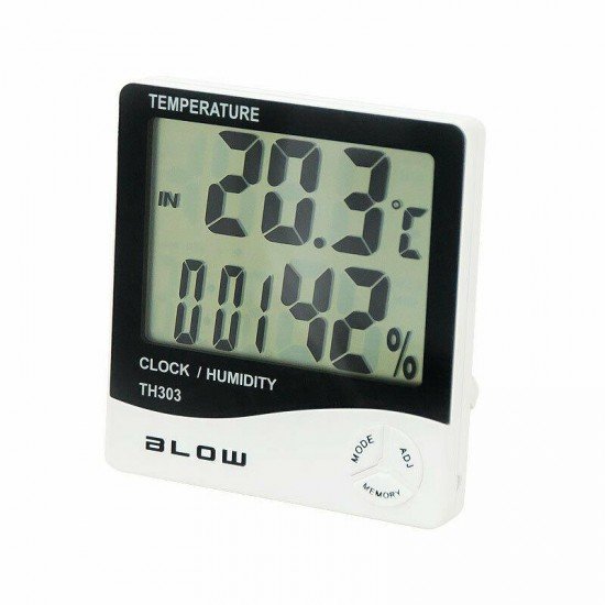 Blow TH-303 Θερμόμετρo & Υγρασιόμετρo Επιτοίχιο για Χρήση σε Εσωτερικό Χώρο Blow TH-303 Θερμόμετρo & Υγρασιόμετρo Επιτοίχιο για Χρήση σε Εσωτερικό Χώρο