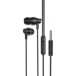 Borofone BM61 In-ear Handsfree με Βύσμα 3.5mm Μαύρο
 Borofone BM61 In-ear Handsfree με Βύσμα 3.5mm Μαύρο