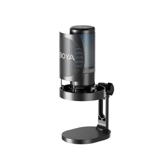 BOYA BY-K3 USB RGB Microphone Supercardioid with shockmount Black
