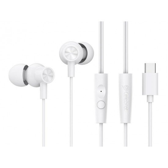 CELEBRAT earphones με μικρόφωνο G38, USB-C σύνδεση, 10mm, 1.2m, λευκά
CELEBRAT earphones με μικρόφωνο G38, USB-C σύνδεση, 10mm, 1.2m, λευκά