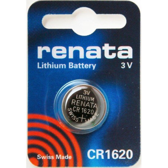 CR1620 Renata Μπαταρία λιθίου 3v/68mAh