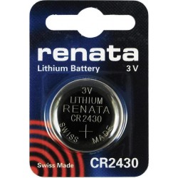CR2430 Renata Μπαταρία λιθίου 3v-285mAh