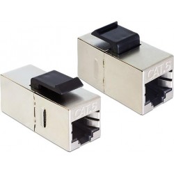 DeLock Keystone Module RJ45 jack to RJ45 jack Cat.6 DeLock Keystone Module RJ45 jack to RJ45 jack Cat.6
