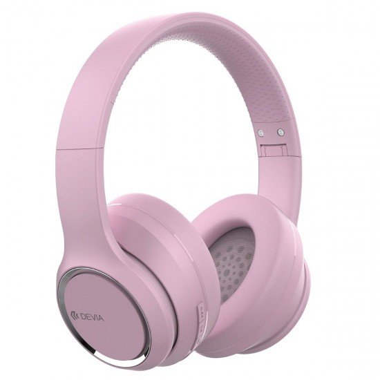 Devia EM039 Kintone Ασύρματα Bluetooth On Ear Ακουστικά με 18 ώρες Λειτουργίας Ροζ Devia EM039 Kintone Ασύρματα Bluetooth On Ear Ακουστικά με 18 ώρες Λειτουργίας Ροζ