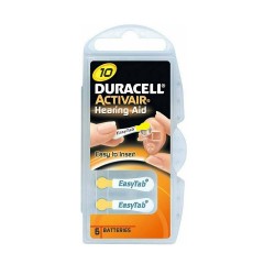 Duracell Activair Μπαταρίες Ακουστικών Βαρηκοΐας 10 1.4V 6τμχ Duracell Activair Μπαταρίες Ακουστικών Βαρηκοΐας 10 1.4V 6τμχ
