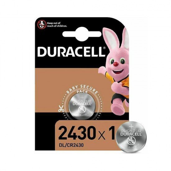 Duracell Electronics Μπαταρία Λιθίου Ρολογιών CR2430 3V 1τμχ