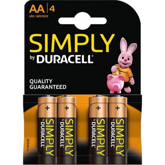 Duracell Simply Alcaline LR6 AA (4 τμχ)