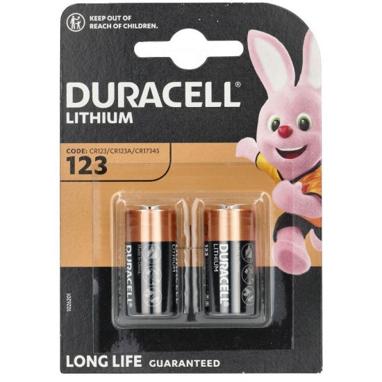 Duracell Ultra Μπαταρίες Λιθίου CR123A 3V 2τμχ