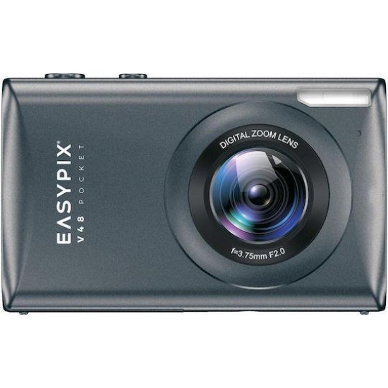 EasyPix V48 Compact Φωτογραφική Μηχανή 64MP 18X Zoom Γκρι

