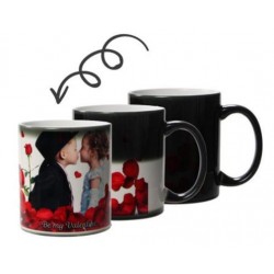 Εκτύπωση Φωτογραφίας  σε Κούπα Μαύρη  (αλλάζει χρώμα)