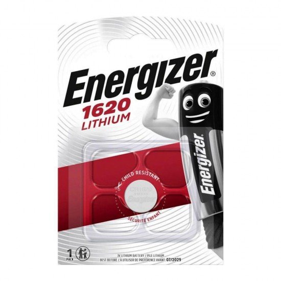 Energizer Μπαταρία Λιθίου Ρολογιών CR1620 3V 1τμχ