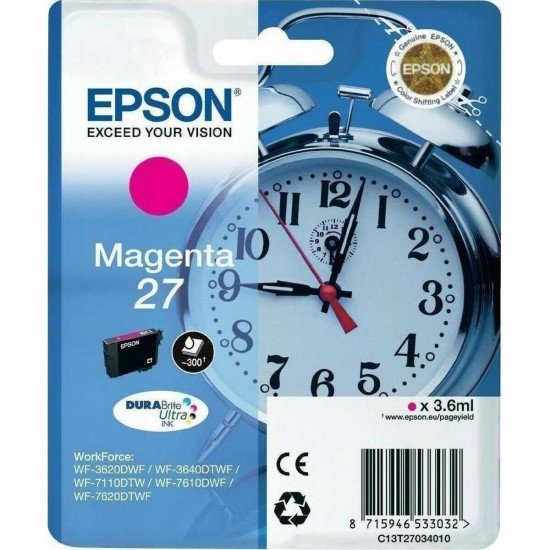 Epson 27 Μελάνι Εκτυπωτή InkJet Ματζέντα