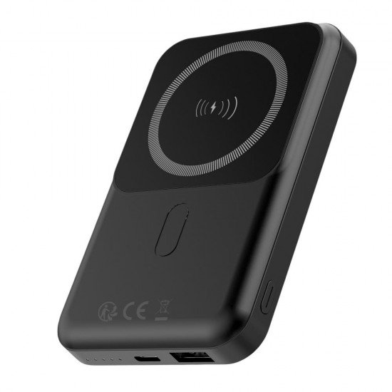 Forever Ασύρματο Power Bank PD QC 22.5W 10000 mAh Black Forever Ασύρματο Power Bank PD QC 22.5W 10000 mAh Black