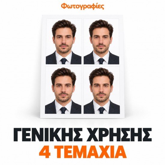 Φωτογραφίες Πιστοποιητικών Γενικής Χρήσης 4αδα Φωτογραφίες Πιστοποιητικών Γενικής Χρήσης 4αδα