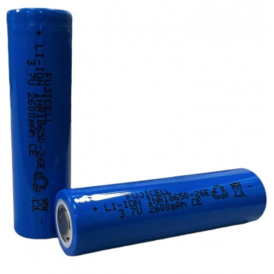 Fujicell INR18650-26E 3,7V 2600mAh 7,5A Flat