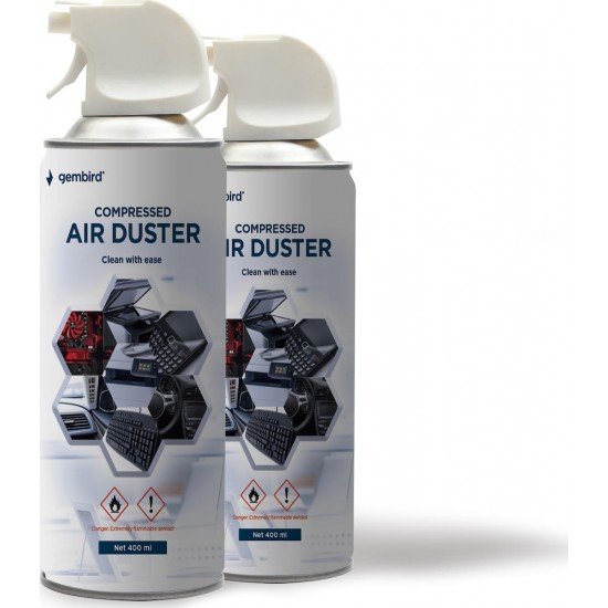 Gembird Compressed Air Duster Flammable 400ML Gembird Compressed Air Duster Flammable 400ML