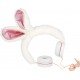 Gjby Rubbit Ενσύρματα On Ear Παιδικά Ακουστικά White Gjby Rubbit Ενσύρματα On Ear Παιδικά Ακουστικά White