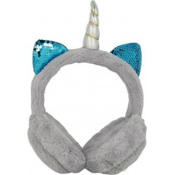 Gjby Unicorn Ενσύρματα Over ear Παιδικά Ακουστικά Γκρι