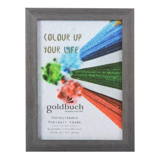 Goldbuch Πλαστική Κορνίζα Colour Up Your Life 13x18cm Grey