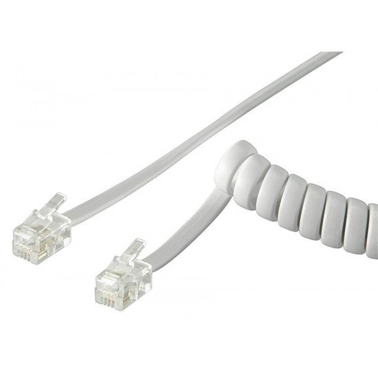 GOOBAY καλώδιο τηλεφώνου 50246, spiral, RJ10 4P4C, CCA, 2m, λευκό
GOOBAY καλώδιο τηλεφώνου 50246, spiral, RJ10 4P4C, CCA, 2m, λευκό