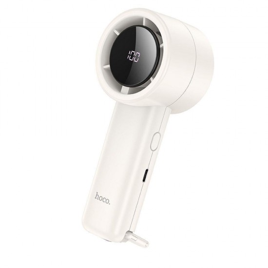 Hoco HX63 Ανεμιστηράκι Χειρός USB Λευκό Hoco HX63 Ανεμιστηράκι Χειρός USB Λευκό