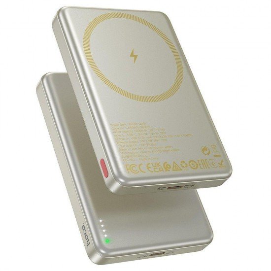 Hoco Q26A Joy MagSafe Power Bank 10000mAh 20W με Θύρα USB-C Power Delivery / Quick Charge Χρυσό
Hoco Q26A Joy MagSafe Power Bank 10000mAh 20W με Θύρα USB-C Power Delivery / Quick Charge Χρυσό
