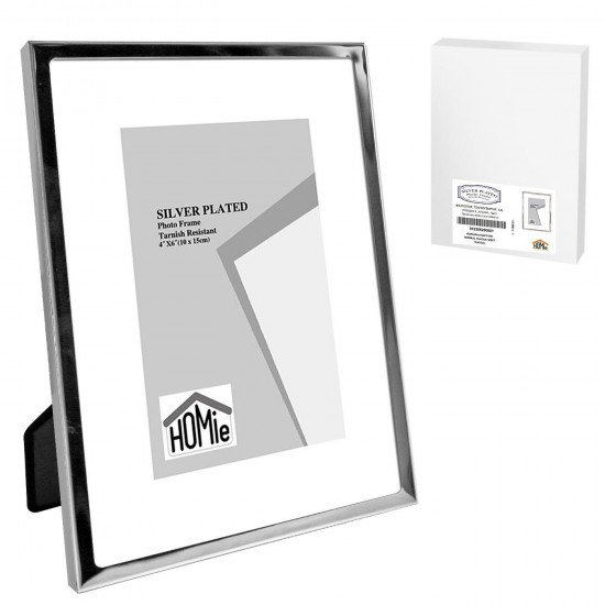Homie Κορνίζα Επάργυρη Minimal 10x15cm
