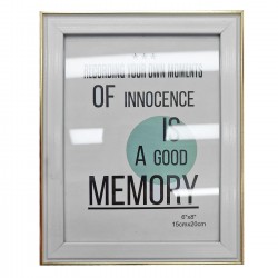 Homie Κορνίζα Πλαστική Τύπου Αλουμινίου 15x20cm