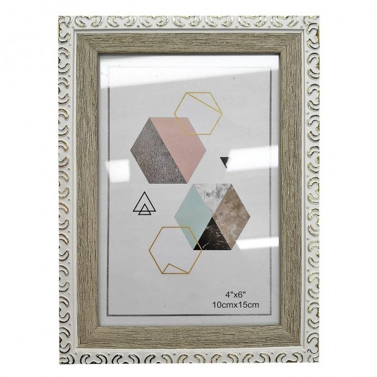 Homie Κορνίζα Πλαστική Τύπου Ξύλο 10x15cm
